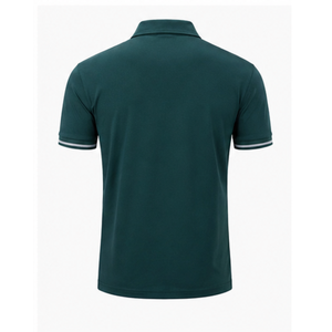 Camisas Personalizables de Alta Calidad para Hombre, Ecológicas, 100% Algodón, Corte Cómodo, Tallas Grandes, Tejidas, Manga Corta, Estilo Vintage para Golf - Product Image 3