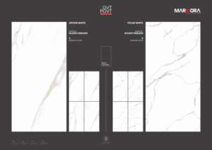 Carreaux de porcelaine brillants de qualité supérieure, format 600x1200, grand format, pour projets d'aménagement intérieur modernes et commerciaux. - Product Image 3