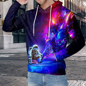 Sudadera con Capucha Térmica Gráfica para Hombre, con Logotipo Personalizado, Forro Polar Grueso, Sudadera Deportiva Profesional para Gimnasio y Entrenamiento 2026 - Product Image 2