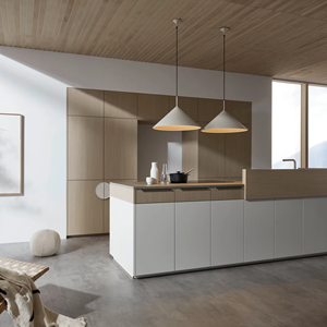 JY Project Custom High Quality Vietnam Modern MDF Eco-Friendly Easy Clean Multi-Functional Kitchen Cabinet Modular RTA European - Product Image 1