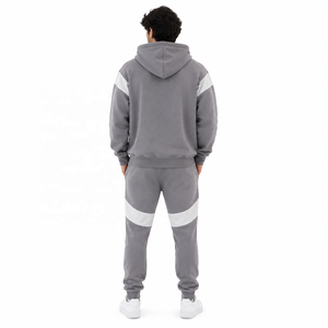 Sudadera con capucha de forro polar extragrande de color liso personalizada, conjunto deportivo transpirable de algodón 100% para correr, proveedor OEM B2B - Product Image 3