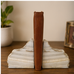Sujetalibros de Piedra Hecho a Mano con Forma de Nube Tallada, Escultura Decorativa para Decoración del Hogar - Product Image 4