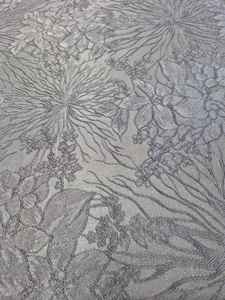 ABAYA Femme Ultra Doux Sheen Noir JACQUARD BROCADE Tissu Satin 100% Polyester Fil Spécial (PN 043) Parfaitement Vêtements - Product Image 4