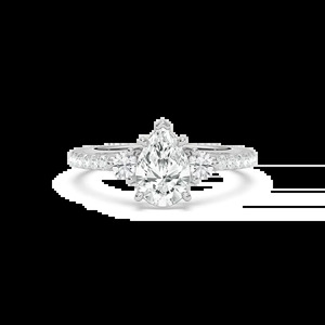 Pear Cut Diamond Engagement <b>Ring</b> Rose <b>Gold</b> Classic Women's Jewelry white <b>gold</b> yellow <b>gold</b> elegant timeless womens jewelry - Product Image 3