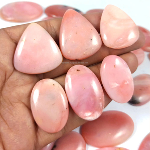 Natural Pink <b>Opal</b> Gemstones Loose Supplier Cabochons Faceted Crystals Healing Stones Wholesale Bulk Export India - Product Image 4