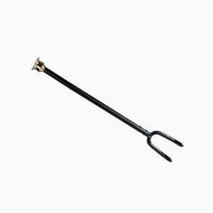Pique à feu artisanal en fer forgé noir pour foyer, idéal pour jardin et extérieur - Product Image 4