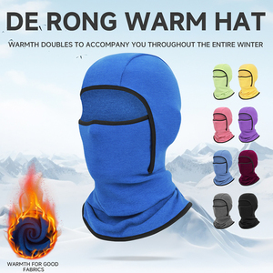 Cagoule de cyclisme hivernale coupe-vent en polaire chaude, masque de ski unisexe pour sports de plein air - Product Image 3