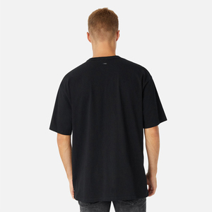 Camisetas de alta calidad estilo streetwear con cuello redondo y manga corta para hombre, con logo personalizado, 100% algodón, camisetas de manga corta con logo personalizado. - Product Image 2