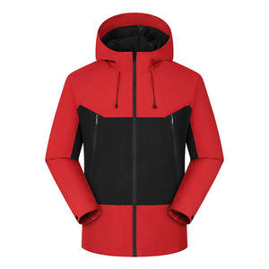 Chaqueta cortavientos al por mayor, chaqueta softshell de poliéster de 300 g/m², chaqueta deportiva con logotipo personalizado para marcas de ropa estadounidenses - Product Image 5
