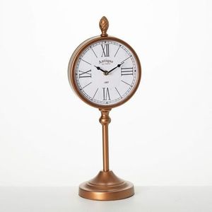 Modern Metal <b>Desk</b> <b>Clock</b> For Home And Office Use With Decorative Look And Accurate Time Display - Product Image 3