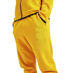 Survêtement décontracté réfléchissant haute visibilité pour homme, 100 % coton molletonné, pour course nocturne, tenue de sport à prix abordable - Product Image 4