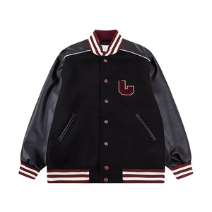 Veste bomber légère de sport personnalisée avec logo, vente en gros spéciale hiver, veste de baseball pour hommes, veste varsity - Product Image 3