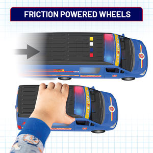 Voiture d'ambulance musicale à friction de qualité supérieure avec lumières LED clignotantes et son de sirène réaliste, disponible à la vente - Product Image 5