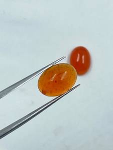 Natural <b>Top</b> Quality Carnelian 2Pcs 11.44Cts Gemstone <b>Top</b> Quality Stone For Jewelry Making - Product Image 4