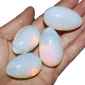Yoni ไข่โอปอลธรรมชาติหินไข่รูปไข่หยกทรงไข่กึ่งมีค่าปกป้องช่องคลอดออกกำลังกายขายส่ง - Product Image 6