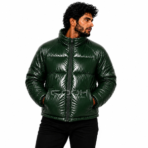 Veste matelassée unisexe de grande taille Cosh International Premium, logo personnalisé en relief, manteau d'hiver de haute qualité, vêtements de rue - Product Image 3