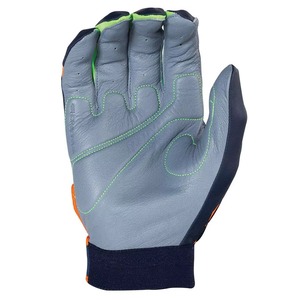 Low Price Black <b>White</b> Print Leather Waterproof Insulated Baseball Batting Gloves Left-Right Handed Unisex Adult Wholesale - Product Image 5