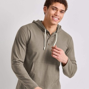 Quality Plus Size Color Block Terry Polyester/Cotton Solid Eco-Friendly Anti-Pilling 440g Oversized Fit Winter Men's Hoodie - Product Image 1