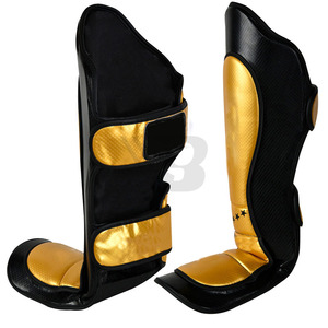 Espinilleras con Logotipo Personalizado Más Vendidas, Totalmente Personalizables, Transpirables, Protección Integral, para Entrenamiento de Muay Thai y Boxeo - Product Image 6