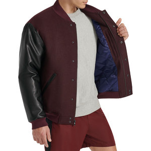 Veste universitaire coupe-vent de haute qualité pour homme OEM, broderie de logo personnalisée, soldes d'hiver, veste universitaire brodée avec logo personnalisé - Product Image 5
