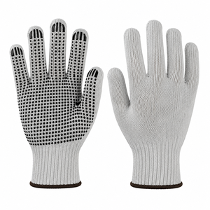 Gants en PVC à points antidérapants, flexibles, légers, confortables, pour applications générales en entrepôt, emballage et travail - Product Image 3
