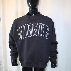 Sweat-shirts WIGGINS à col montant 450 GSM, broderie personnalisée avec nom, coupe ample et oversize, en molleton 100% coton French Terry - Product Image 1