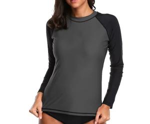 Camiseta Deportiva Ajustada de Invierno para Mujer, Personalizada OEM, Absorbente de Humedad, Compresión, Top Deportivo Elástico de Spandex/Nylon Ecológico - Product Image 6