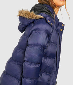 Manteau d'hiver rembourré pour homme, style tendance, tricoté, brodé, en coton - Product Image 4