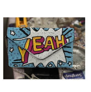 Indian Bohemian Style Designer <b>Women</b> Boho Beaded Clutch Messenger <b>Bags</b> Handmade Shoulder <b>Bag</b> Evening Shopping Party Clutch <b>Bag</b> - Product Image 3