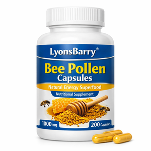 Capsules de pollen d'abeille, superaliment énergétique naturel, complément nutritionnel, fabricant OEM, étiquette privée - Product Image 2