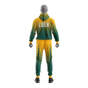 Survêtements légers et respirants pour hommes, coupe classique, 2-en-1, à capuche, imprimés sur mesure, pour le printemps, ensemble uni teint, coutures de qualité supérieure - Product Image 3