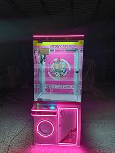 Doll Catcher Neon Coin Operated Prize Redemption Arcade <b>Machine</b> Commercial <b>Amusement</b> Equipment for Family Entertainment Center - Product Image 2