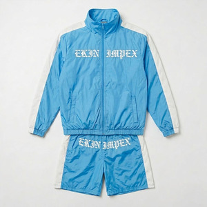 Custom Logo Embroidered <b>Summer</b> Sportswear Set Lightweight Windbreaker <b>Jacket</b> Shorts <b>Men</b> Women Streetwear Track Suit for Gym Work - Product Image 1
