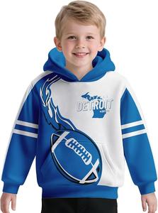 เสื้อฮู้ดเบสบอล ผู้ชาย วัยรุ่น ผู้หญิง แฟชั่นส่วนบุคคล ชุดกีฬา ทีมกีฬา เสื้อพูลโอเวอร์ ฮู้ดดี้แบบซับลิเมชั่น เสื้อสเวตเชิ้ต - Product Image 6