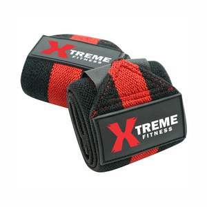 En gros Bandes de poignet de musculation respirantes en cuir de chèvre, protection professionnelle, fermeture auto-agrippante, durables - Product Image 4