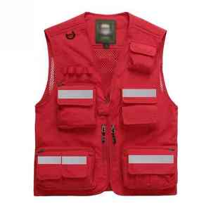 Chaleco de Seguridad LED Reflectante de Poliéster para Hombres, Ropa de Trabajo de Construcción con Logotipo Personalizado, Chaleco de Seguridad - Product Image 5