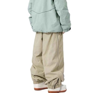 Men's Relaxed Casual Baggy Pants Wide Leg Fashion <b>Trousers</b> Midweight Comfortable Daily Clothing Wear Mid Waist Autumn - Product Image 3
