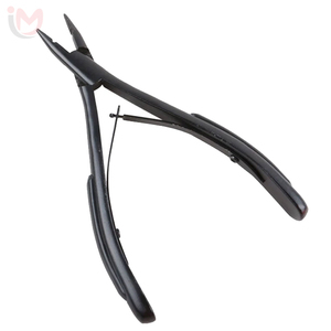 Pince professionnelle en acier inoxydable pour extensions capillaires, outil de pose à tête plate pour extensions adhésives, pince de scellage pour coiffure - Product Image 2