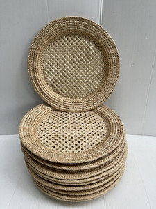 จานรองหวายลายรังผึ้ง งานแฮนด์เมด งานฝีมือเวียดนาม ของตกแต่ง DIY สำหรับโรงแรม บ้าน ครัว ราคาส่งที่ดีที่สุด - Product Image 2