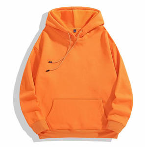 OEM High Quality 100% Polyester 350grams Heavyweight Embroidered <b>Pullover</b> <b>Men</b> Plain Oversized Loose Fit Fleece Hoodie Autumn - Product Image 6