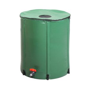 Serbatoio per Acqua Piovana in PVC Verde da 50 Galloni con Scala Graduata - Product Image 1