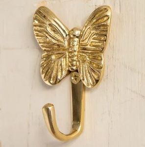 Rustic Deer Head Peg <b>Wall</b> Hook Cast Antler Coat Hook Decorative <b>Wall</b> Mounted Hanging Hook Lodge Cabin Decor black powder coated - Product Image 3