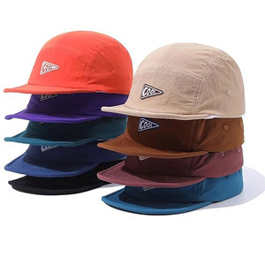 Wholesale Custom Logo Sporty Acid Wash Dot Argyle Fruit 100% Polyester Denim Breathable <b>Waterproof</b> 6-Panel Unisex Baseball <b>Cap</b> - Product Image 6