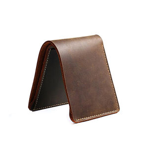 Portefeuille pour homme en cuir véritable fait main, multifonction, avec porte-cartes solide, fermeture personnalisée, haute qualité, best-seller, en vente - Product Image 5