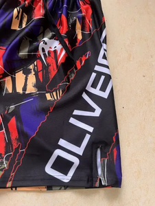 Pantalones Cortos Deportivos Casuales para Hombre Charles Oliveira MMA, de Secado Rápido, Transpirables, Sólidos, de Poliéster/Algodón, con Cintura Elástica - Product Image 4