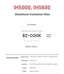 Contenedor de aluminio para olla de ramen (600 unidades) al por mayor, contenedor multiusos moderno para cocinar ramen, accesorio para ramen, paquete a granel para comida rápida - Product Image 4