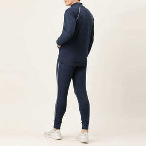 Chándal de Forro Polar Transpirable, Ligero y Duradero, Nuevo Estilo de Invierno, Chándal Deportivo para Hombre con Bolsillo, de Microfibra Estampada - Product Image 2