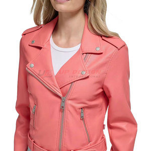 Chaquetas de Cuero para Mujer, Diseño Internacional, Fabricación en Fábrica, Precio Económico, Personalizadas con Estampado, Tejidas para Invierno, Personalizables al por Mayor - Product Image 3