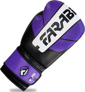Farabi Wholesale High Quality Pro-Series Boxing Gloves Muay Thai Training MMA Hook Loop Closure PU Leather Adjustable Wrist - Product Image 3