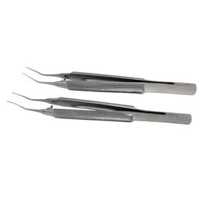 Pinzas de microcirugía oftalmológica Utrata de calidad premium, con mango corto dentado, para capsulorhexis manual - Product Image 6